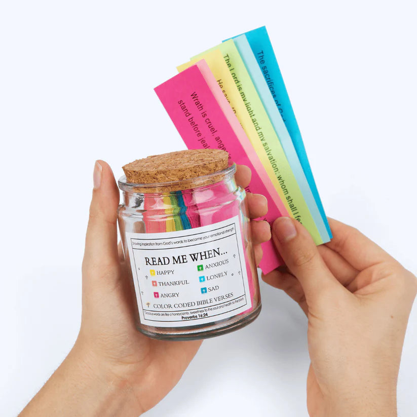 Handmade 90-day Bible Verse Jar