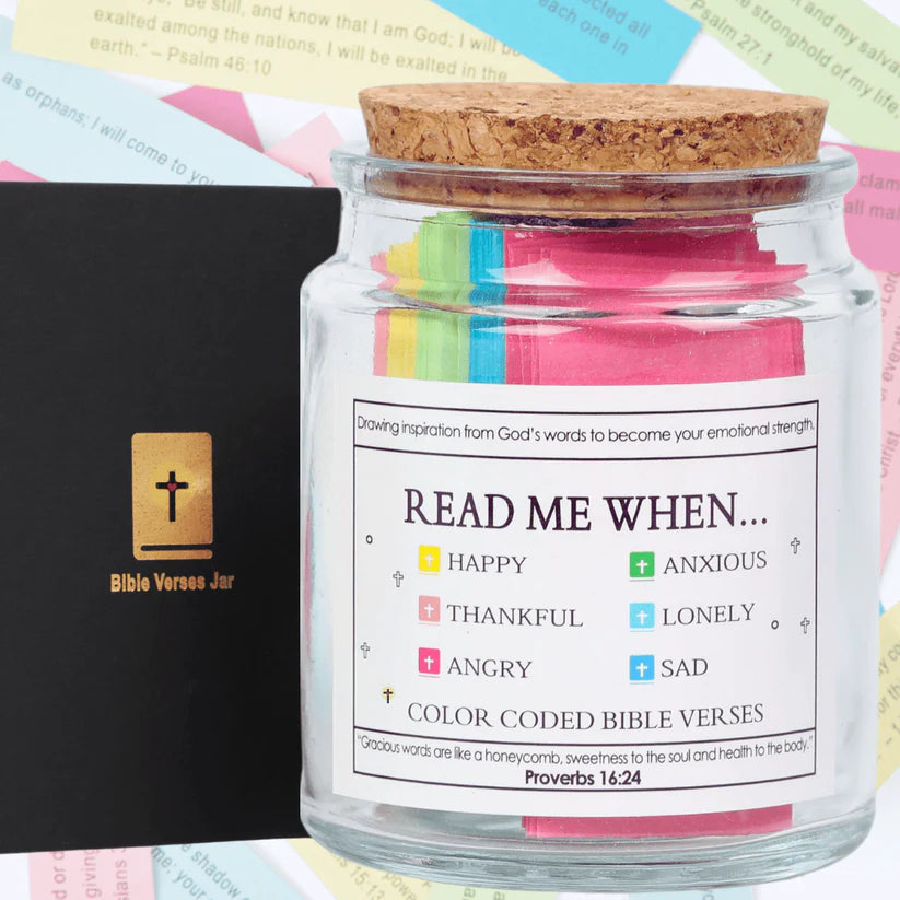 Handmade 90-day Bible Verse Jar