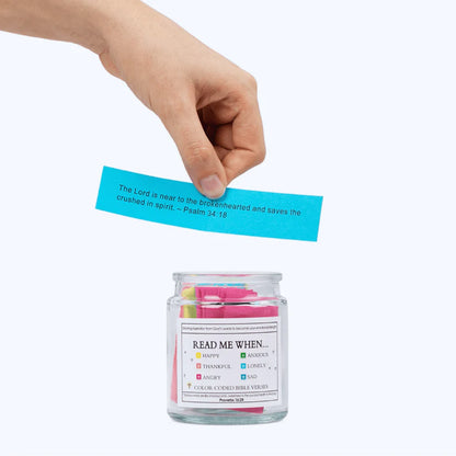 Handmade 90-day Bible Verse Jar