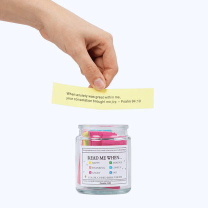 Handmade 90-day Bible Verse Jar
