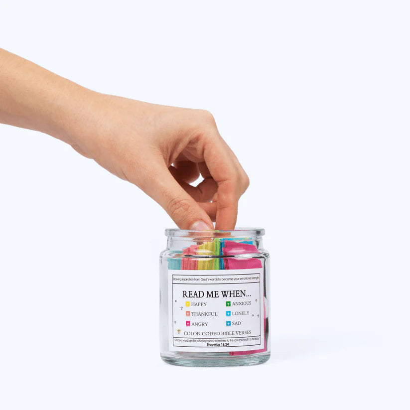 Handmade 90-day Bible Verse Jar