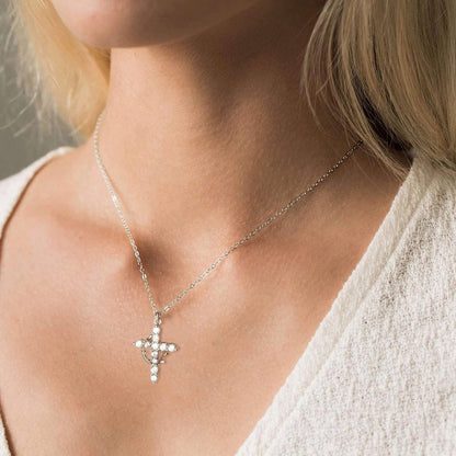 Faithful Crown & Cross Necklace