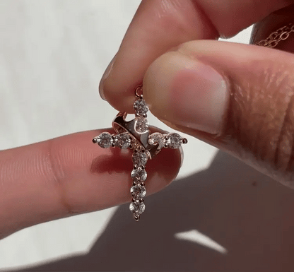 Faithful Crown & Cross Necklace